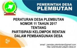 Desa Plembutan Pastikan Ruang Partisipasi Kelompok Rentan Dalam Pembangunan